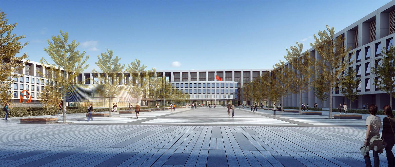 核工业大学(天津)建设项目总体规划方案,建筑方案设计